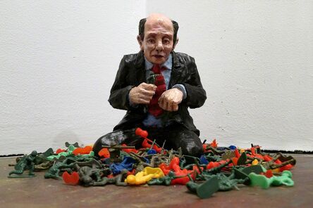 Isaac Cordal, ‘Military Strategist’, 2013