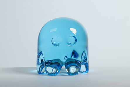 Dylan Martinez, ‘Inky - Large Pac-Man Ghost Glass Sculpture’, 2024