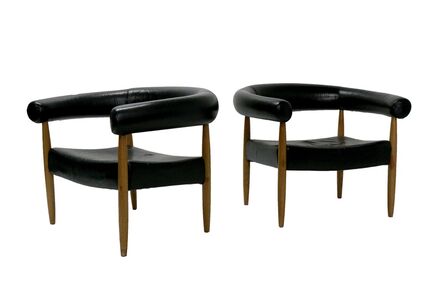Nana Ditzel, ‘A pair of Ring Chairs’, mid 20th century or later