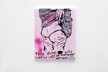 Alvaro Seixas, ‘Untitled Painting (This Butt Was Part of Lots of Performance Art Pieces)’, 2017