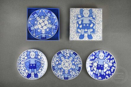 KAWS, ‘Kaws Holiday Taipei Ceramic Plate Set (Set of 4 Plates) ’, 2019