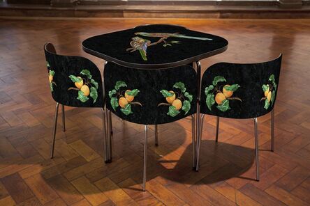 Gary Carsley, ‘Pietre Dure; FUSION Table and Chairs, The Paradise Parrot.’, 2015
