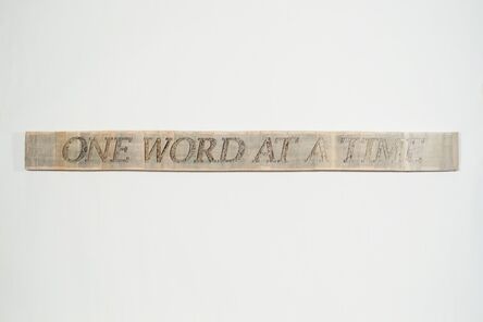 Brian Dettmer, ‘One Word At A Time’, 2012