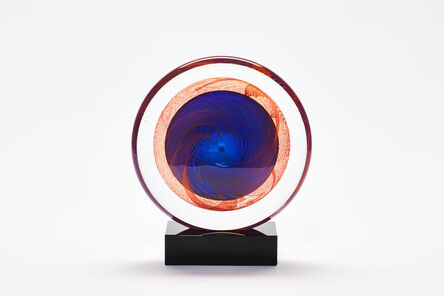 Peter Layton, ‘Blue & Orange Disc III’, 2023