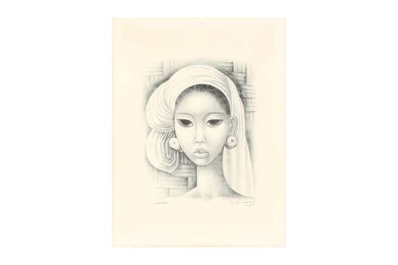 Miguel Covarrubias, ‘Head of a Balinese Girl’, circa 1930