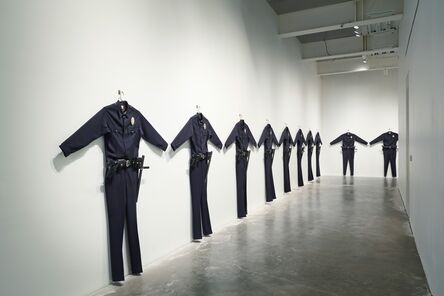 Chris Burden, ‘L.A.P.D. Uniforms. Installation view, “Chris Burden: Extreme Measures” at New Museum, New York, 2013’, 1993