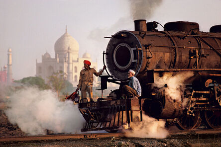 Steve McCurry, ‘Taj and Train, Agra, Uttar India ’, 1983