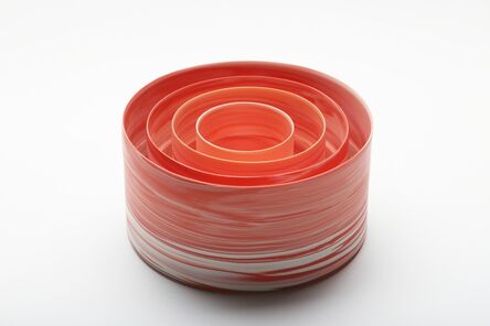 Inhwa Lee, ‘Shadowed Color: red cylinder set’, 2013