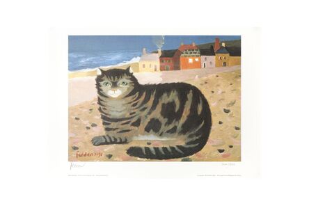 Mary Fedden, ‘Cat on a Cornish Beach’, 2000