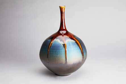 Hideaki Miyamura, ‘Vase with blue and brown glaze ’, 2022-2023