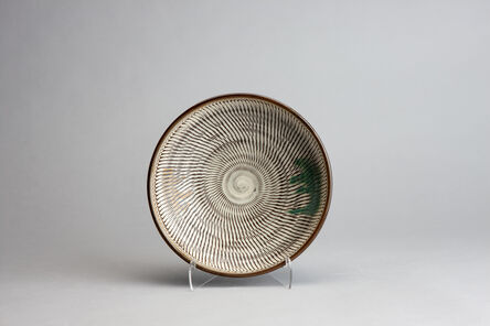 Onda Yaki, ‘Large Bowl with Tobikanna (Blade Skip) Design’, n/a