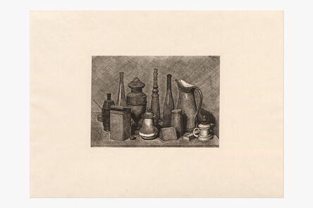 Giorgio Morandi, ‘Grande natura morta con la lampada a destra ’, 1928