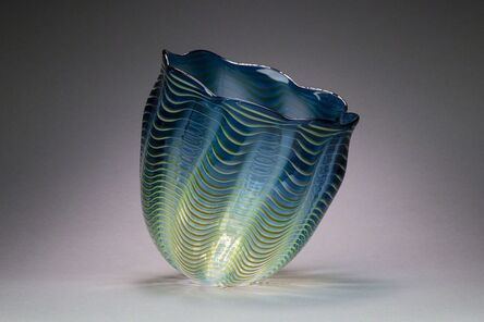 Dale Chihuly, ‘Teal Blue Seaform Persian Basket’, 1997