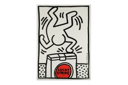 Keith Haring, ‘Lucky Strike It's Toasted (White)’