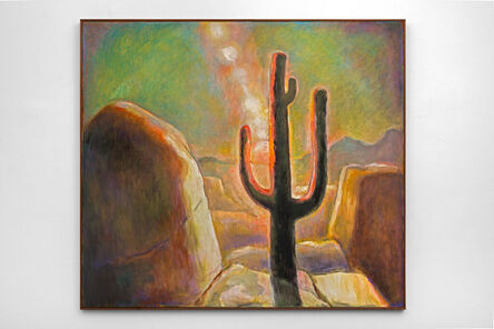 Frederick Wight, ‘Solitary Saguaro’, 1984