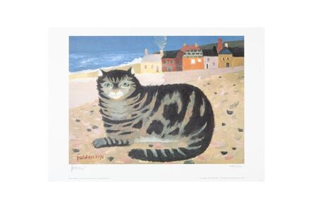 Mary Fedden, ‘Cat on a Cornish Beach’, 2000