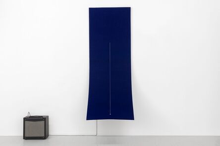 Naama Tsabar, ‘Work On Felt (Variation 6) Dark Blue’, 2021