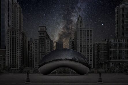 Thierry Cohen, ‘Chicago 41°52'57" N 2015-09-17 LST 0:05’, 2015