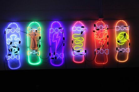 Alê Jordão, ‘Skates neon at NEGA _ NEON GALLERY’, 2018