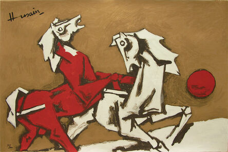 Maqbool Fida Husain, ‘Horses’, 2010