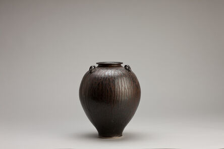 Brother Thomas Bezanson, ‘Vase with lugs, Brother Lawrence ash glaze’, N/A