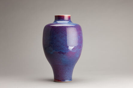 Brother Thomas Bezanson, ‘Vase, purple copper glaze’, N/A