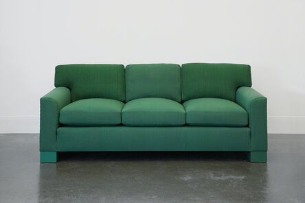 Roy McMakin, ‘Domestic Sofa in Green Handwoven Fabric’, 1989/2014