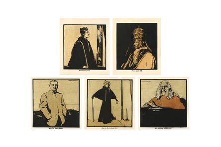 William Nicholson, ‘Five prints from the Twelve Portraits (First and Second Series)’, 1899-1902