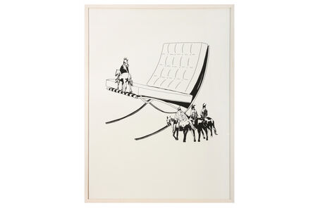 Virginie Barré, ‘Apsarokes & Barcelona Armchair by Ludwig van der Rohe, 1929-2948’, 2006