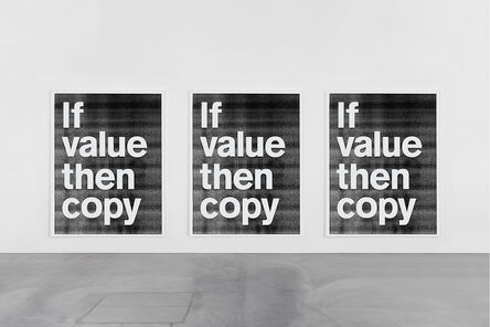 SUPERFLEX, ‘If Value Then Copy’, 2017