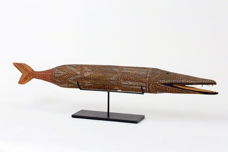 Unknown Artist, ‘Untitled Baracuda, Anindilyakwa people, Anindilyakwa (Groote Eylandt), Northern Territory’, ca. 1968