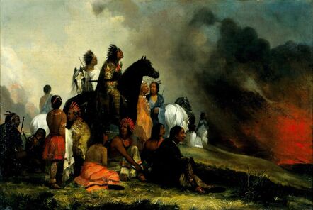 ‘The Prairie Fire’, circa 1850