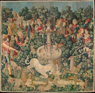 Unknown Netherlandish, ‘The Unicorn is Found (from the Unicorn Tapestries)’, 1495–1505