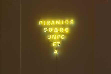 Jorge Méndez Blake, ‘Pirámide sobre un poeta’, 2019