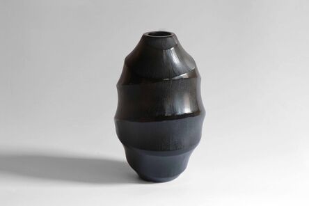 Massimo Micheluzzi, ‘vaso inciso nero’, 2020
