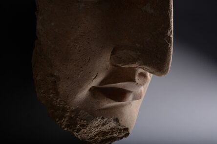 Gandharan, ‘Exceptional Stucco Head of Buddha’, ca. 350