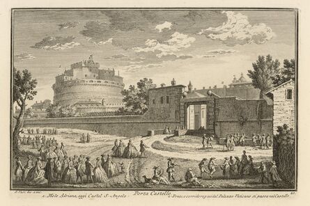 Giuseppe Vasi, ‘Porta Castello’, 1747