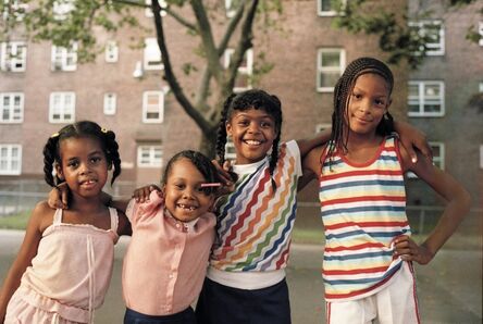 Jamel Shabazz, ‘Four Little Girls, Red Hook, Brooklyn, NYC’, 1981