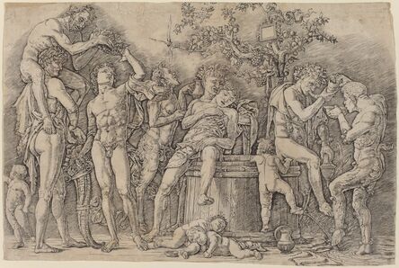 Andrea Mantegna, ‘Bacchanal with a Wine Vat’, ca. 1475