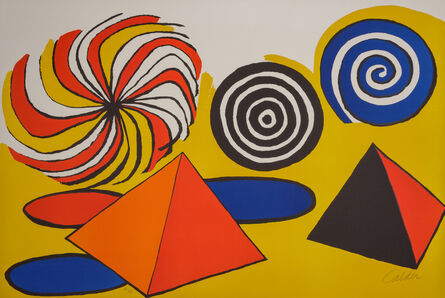 Alexander Calder, ‘Untitled (Pinwheels and Pyramids)’, 1970