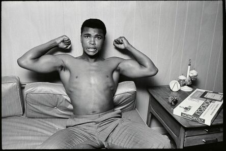 Steve Schapiro, ‘Muhammad Ali with Muscles’, 1963