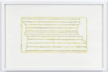 Julia Fish, ‘Trace 1: after Threshold SouthEast [Spectrum: Yellow]’, 2010