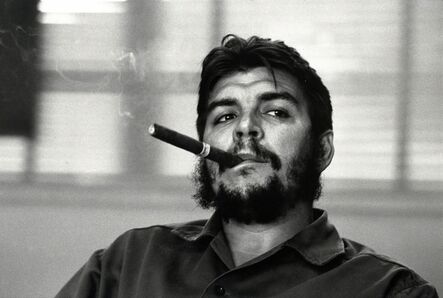 René Burri, ‘Ernesto Guevara (Che), Ministry of Industry, Havana’, 1963