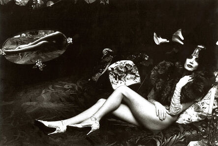 Irina Ionesco, ‘Female Nude with Fur and Mirror Reflection’, 1970s
