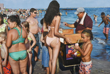 Yigal Ozeri, ‘Rockaway Beach’, 2020