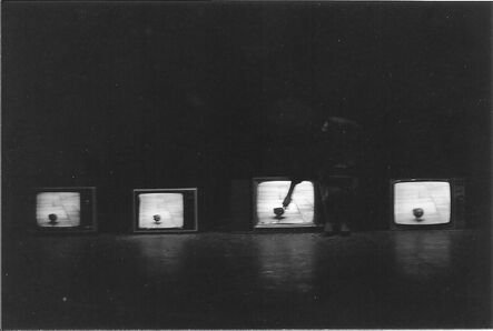 José Alejandro Restrepo, ‘Parquedades: park scenes for an actress, video and music (Photoperformance)’, 1987