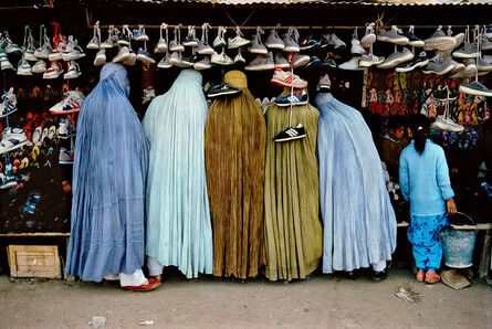 Steve McCurry, ‘Afghan Women at Shoe Store, Kabul, Afghanistan’, 1992