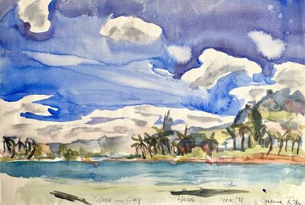 Susanne Rikus, ‘Water and sky-Anahola, Kauai’, 1998