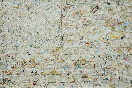 Vik Muniz, ‘White Flag, after Jasper Johns from Pictures of Magazines 2’, 2012