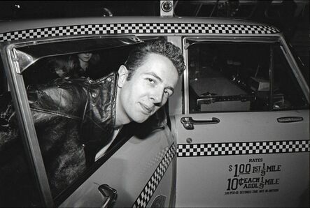 Allan Tannenbaum, ‘The Clash arrive at JFK - Joe Strummer getting into a taxi’, 1981